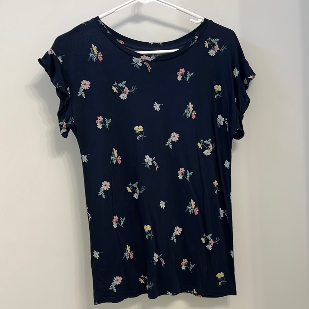 Loft flutter sleeve top